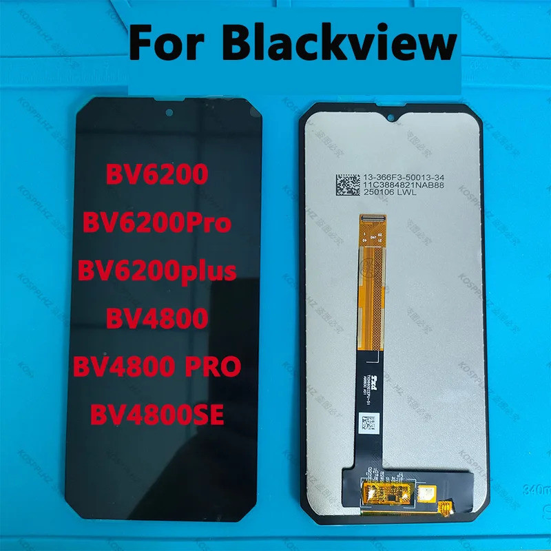 เหมาะสําหรับ Blackview BV6200 BV6200Pro BV6200plus BV4800 BV4800 PRO BV4800SE พร้อมจอแสดงผลหน้าจอสัม