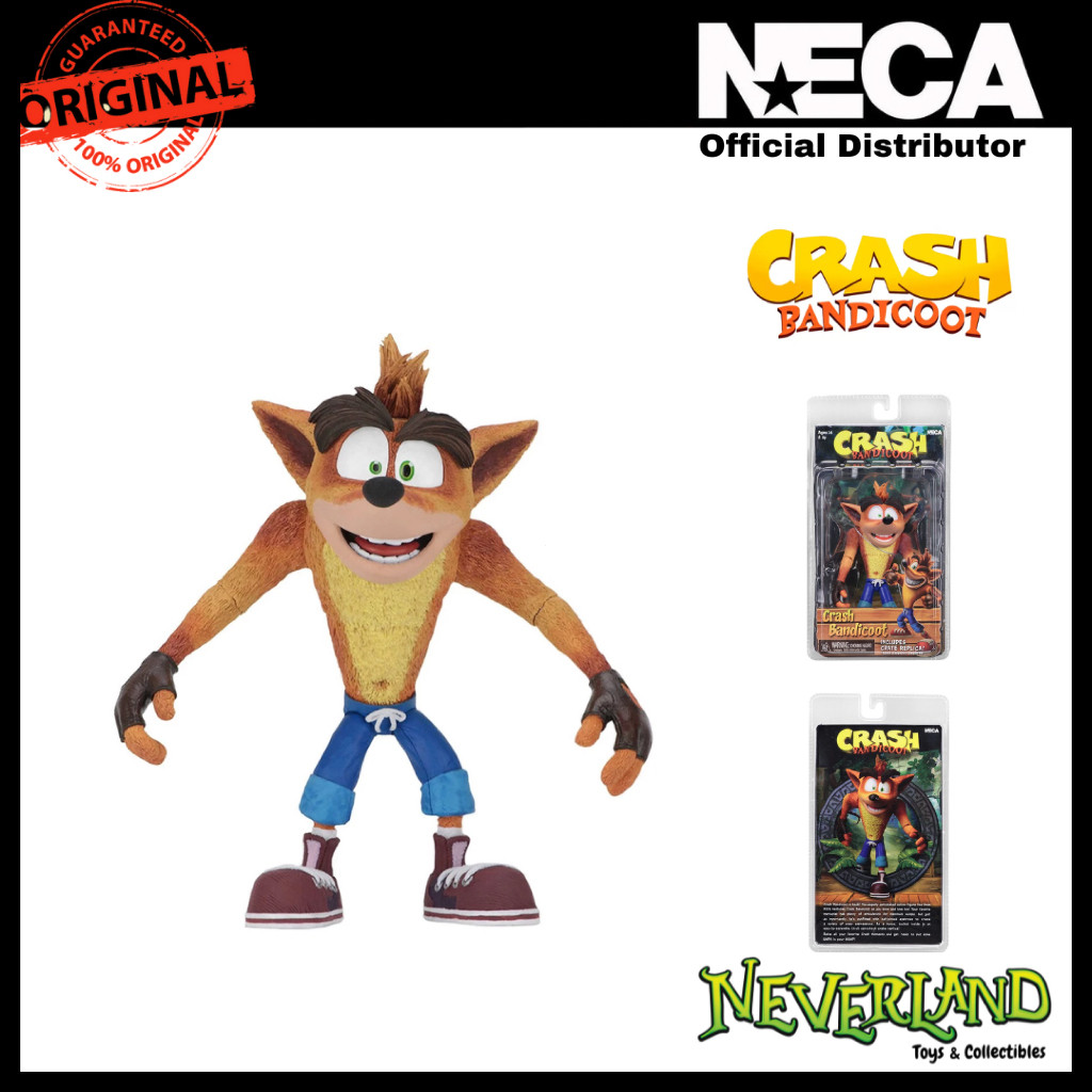 (🔵PRE-ORDER)(NECA) Crash Bandicoot - 7" Scale Action Figure - Crash Bandicoot