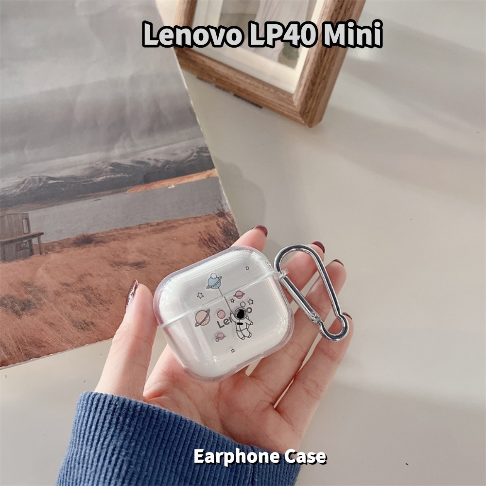 In Stock สําหรับ Lenovo LP40 Mini Case การ์ตูนสร้างสรรค์ซิลิโคนอ่อนนุ่มหูฟังกรณีปลอกฝาครอบ