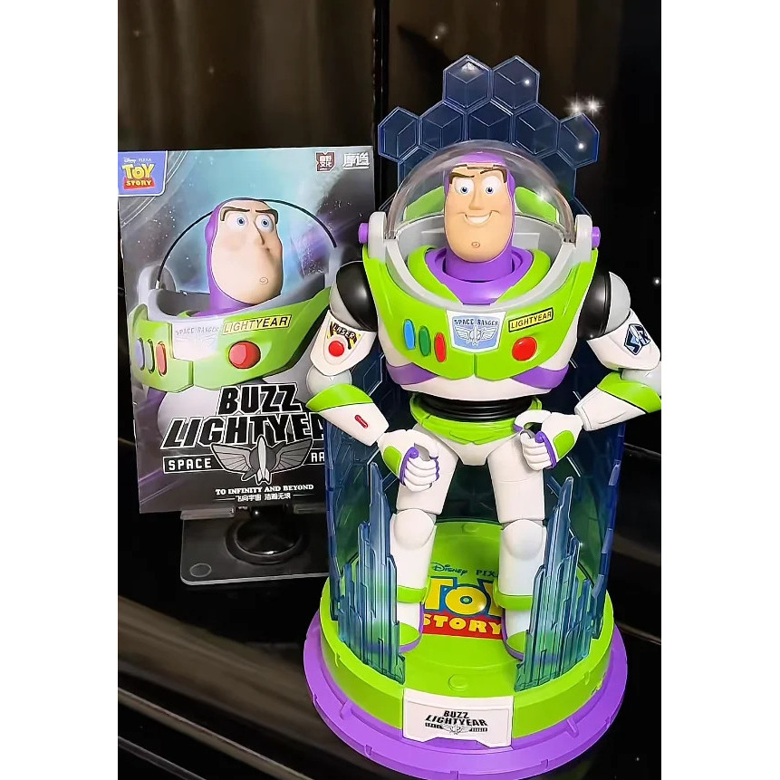 ใหม่ Original Buzz Lightyear 30 ซม.Light-Up Action Figure - โมเดลประกอบเวอร์ชันใหม่, ของเล่นข้อต่อ พร้อม LED