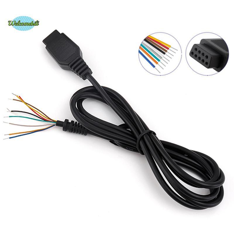 [WLB-t] สายสําหรับ Genesis 2 MD 2 สายควบคุมสําหรับ Mega Drive 2 Gamepad Controller ขยายสายไฟ 9Pin เก