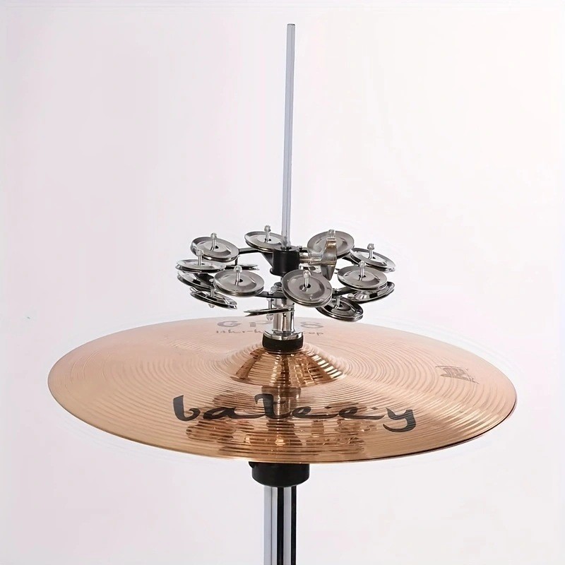 Stepping Bell Rack กลอง Cymbal ชิ้น Rattle Bell Percussion Bell แหวน Rack กลองอะไหล่อุปกรณ์ต่อพ่วง C