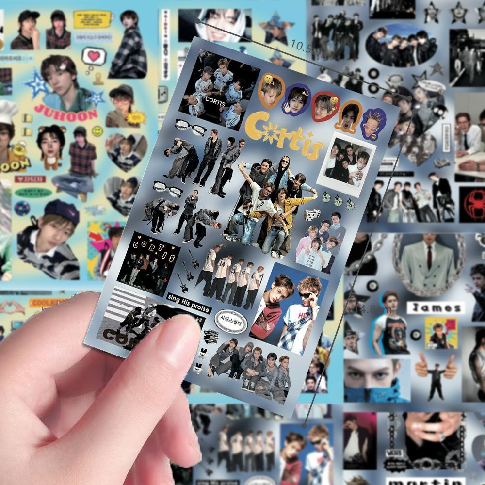 8 หน้า cortisol Cut Film Graffiti สติ๊กเกอร์กันน้ําคู่มือ diy สติ๊กเกอร์
