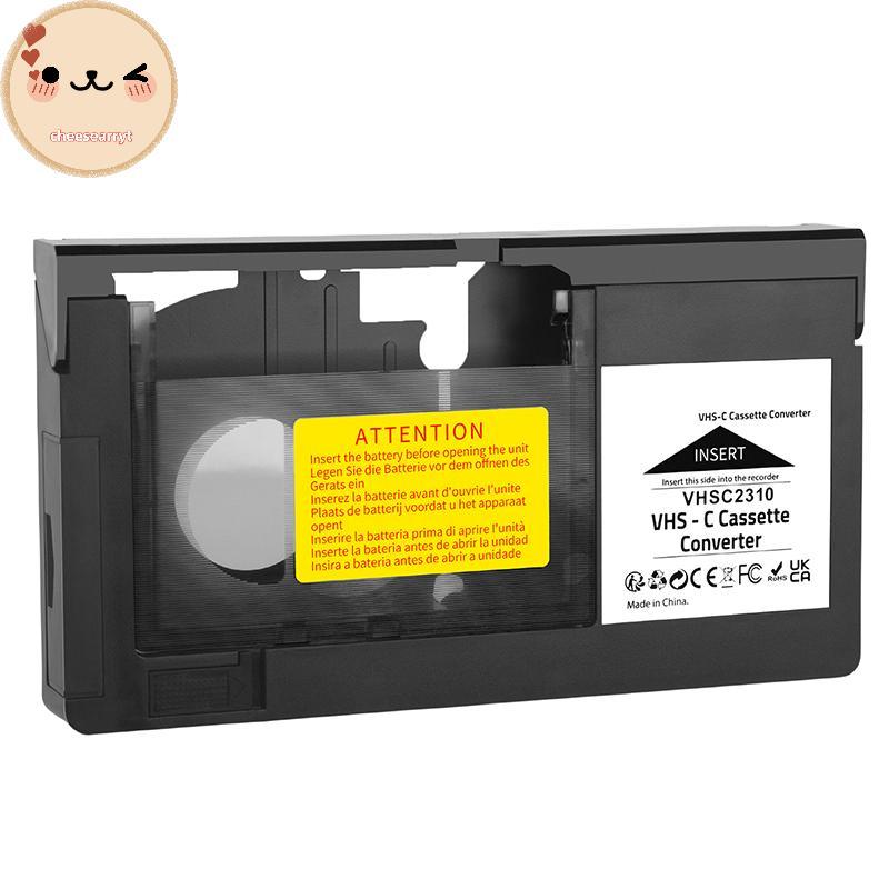 Chee สําหรับ VHS-C SVHS กล้องวิดีโอมอเตอร์ VHS Cassette อะแดปเตอร์ไม่สําหรับ 8 มม./MiniDV/Hi8 VHS-C 