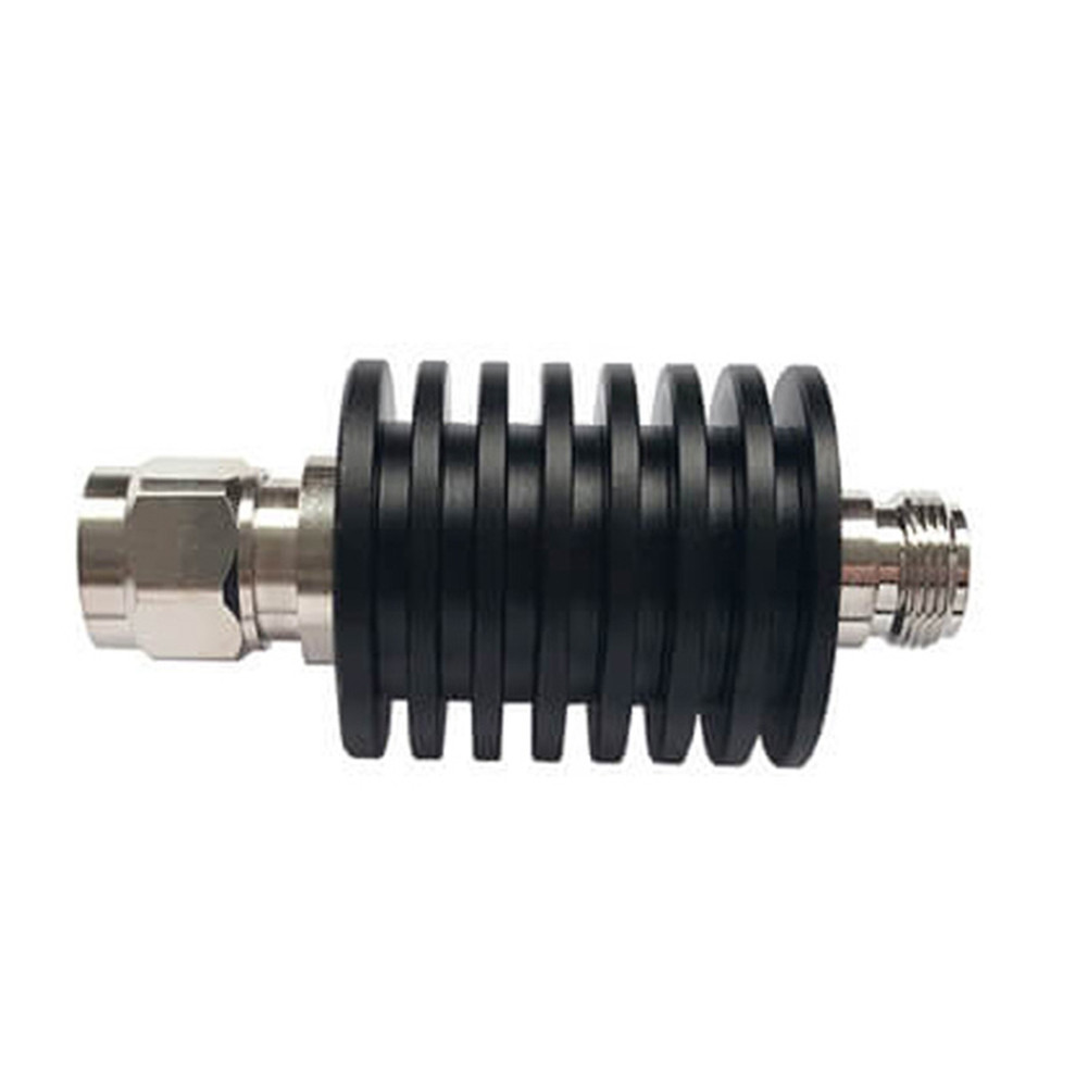 การก่อสร้างเปลือกพลาสติก Attenuator N-type 25 W CW Power ±0.5dB ความแม่นยํา