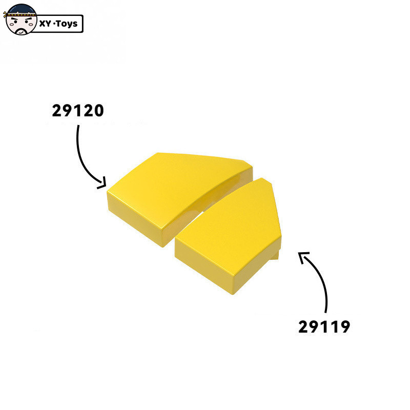 เข้ากันได้กับเลโก้อนุภาคขนาดเล็กหมายเลข29119+29120 1x2 บล็อกตัวต่อคุณภาพสูงของเล่นเด็กปริศนาประกอบขอ