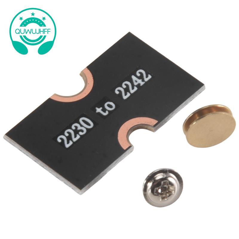 (quwujhff)M2 Solid-State Drive Adapter M2 2230 SSD ถึง 2242 การ์ดแปลง 2230 ถึง 2242 Extension Bracke