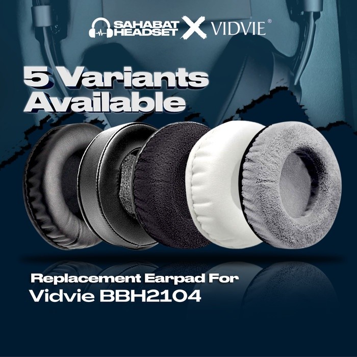 แผ่นรองหูฟัง Earcup Pad Vidvie BBH2104 BBH 2104 BBH-2104 Foam Pad Earpad