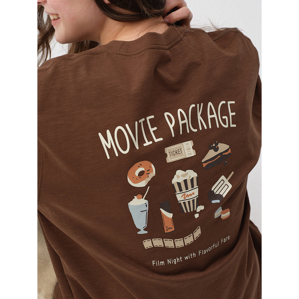 714street แพ็คเกจภาพยนตร์พิมพ์เสื้อยืดแขนสั้นผู้ชายชุดคู่ใหม่ด้านบน