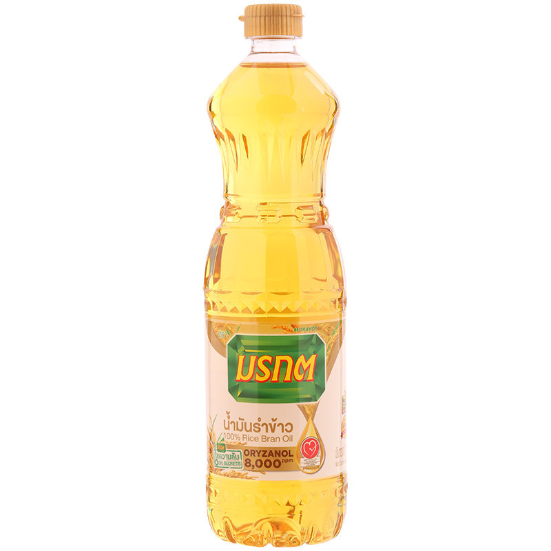 มรกตน้ำมันรำข้าว 8000ppm 1ลิตร Morakot Rice Bran Oil 8000ppm 1ltr. [หมายเลขบาร์โค้ด 8850154020452 ]