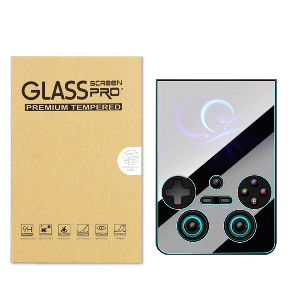 ตัวป้องกันหน้าจอแบบนุ่มที่ชัดเจนเป็นพิเศษสําหรับคอนโซลเกม Anbernic RG477V, HD Full Coverage Bubble-Free Anti-Scratch ฟิล์มป้องกันแบบยืดหยุ่น