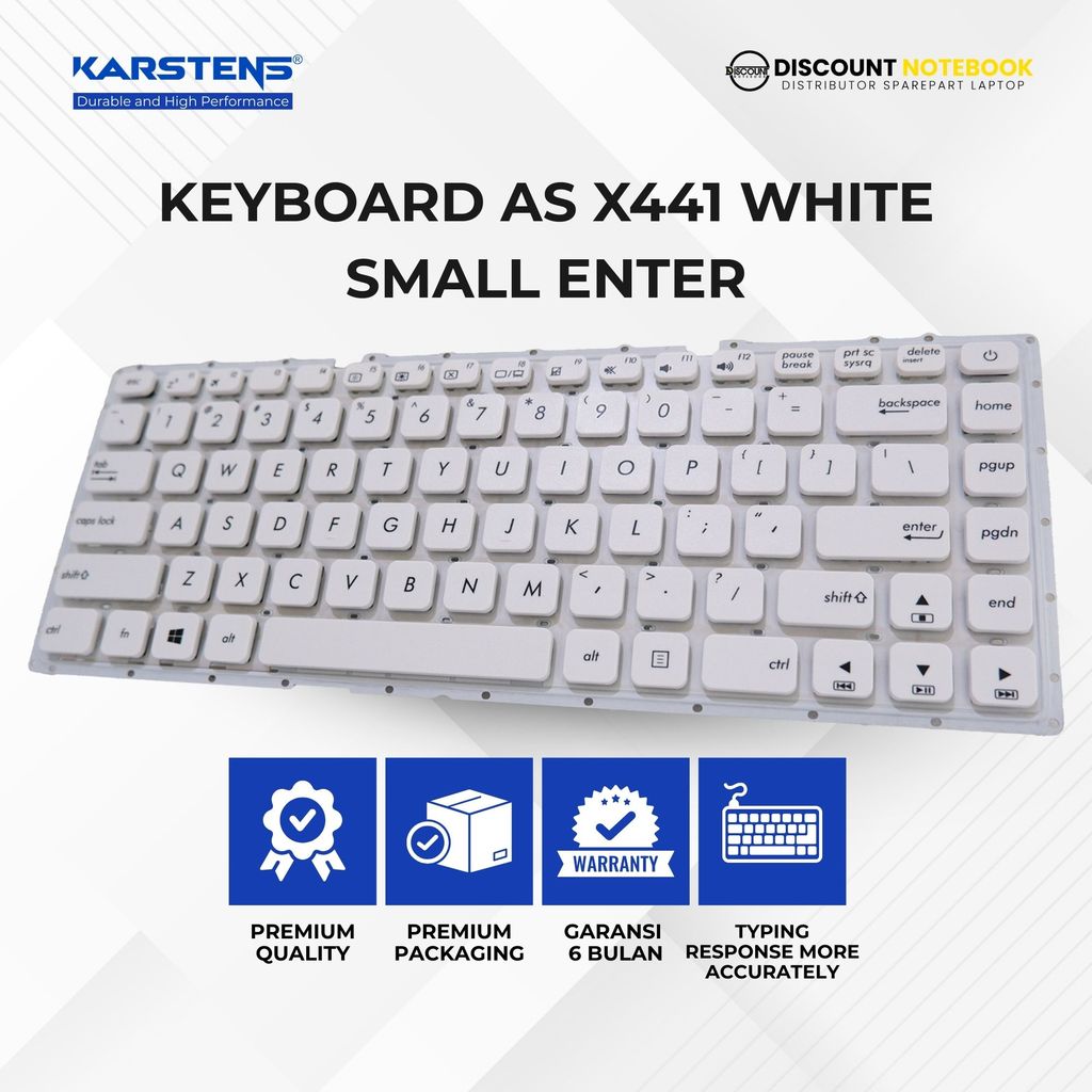 KASTENS คีย์บอร์ดแล็ปท็อป ASUS X441 X441N X441NA X441NC X441SA X441SC X441UA