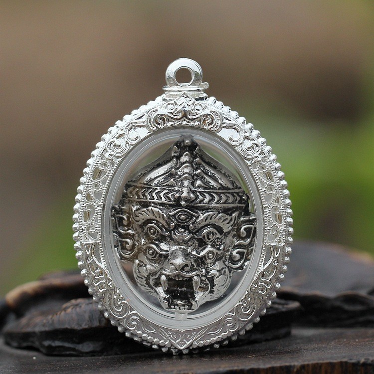 T Thailand Amulet Five Eyes Four Ears God Monkey Ajahn Subin Amulet Necklace CCJP