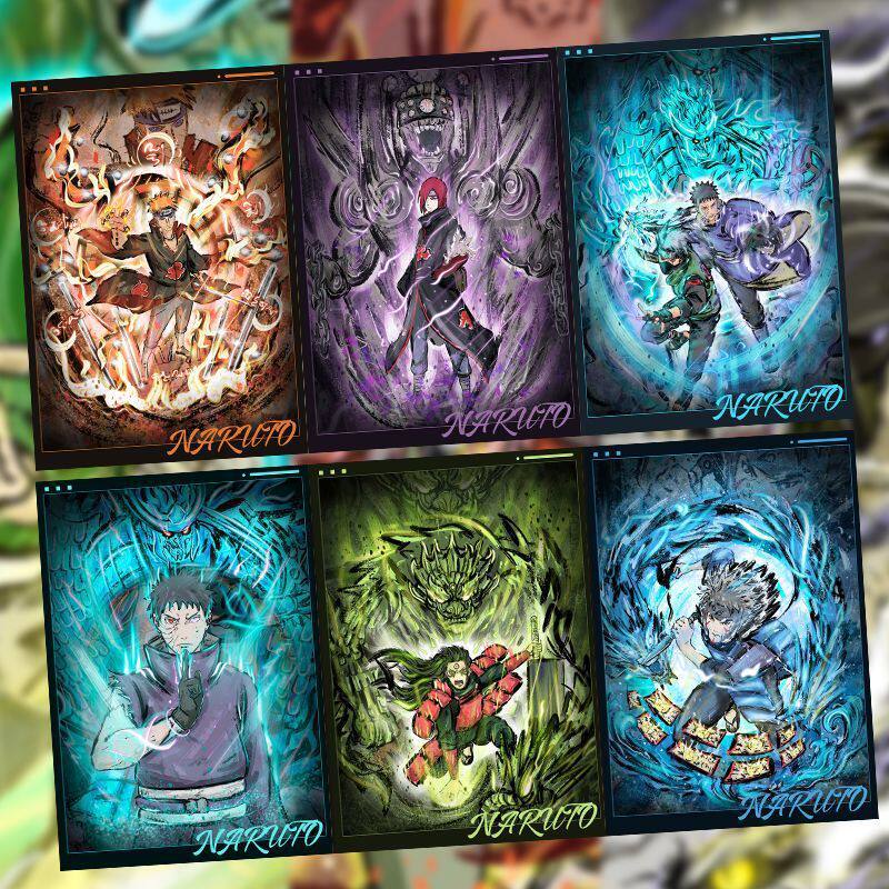 Naruto Sasuke Uchiha Itachi Uchiha Itachi Polaroid สองมิติ HD Photocard โปสการ์ดคอลเลกชัน