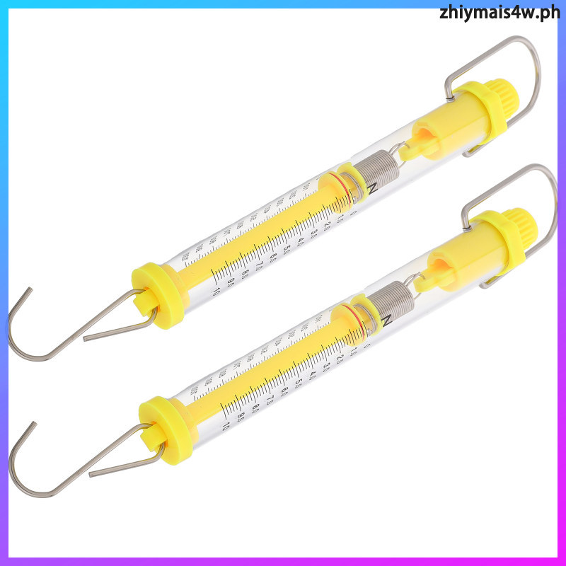 2pcs ฤดูใบไม้ผลิสําหรับห้องเรียนวิทยาศาสตร์ 10N Force Meter Scale สําหรับเครื่องมือการสอนและการทดลอง