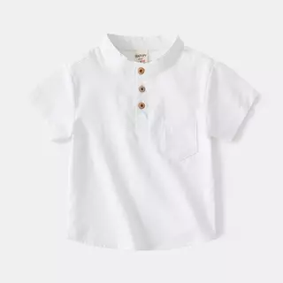 [Cotton Life] เสื้อโปโลเด็กชาย 0-5 ขวบ สไตล์เกาหลี ผ้าฝอน 100%