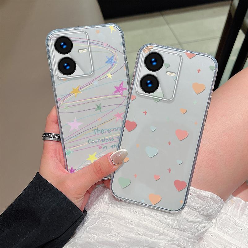 เข้ากันได้กับเคสโทรศัพท์ VIVO Y22 Y22T Y22S,Y27 Y35 4G