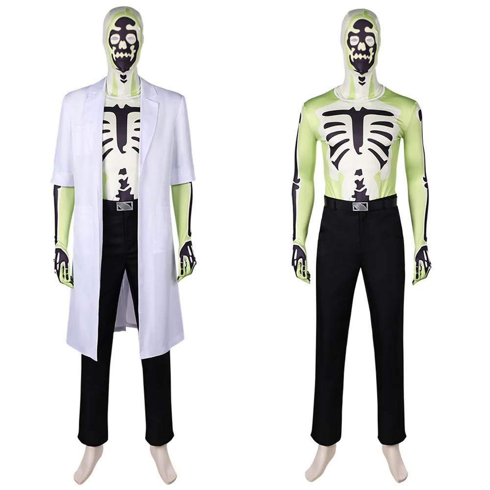 Bio-Squad Cosplay Costume: Bride of Frankenstein, Villain Mud-Faced Doctor Phosphor, Cosplay Film an