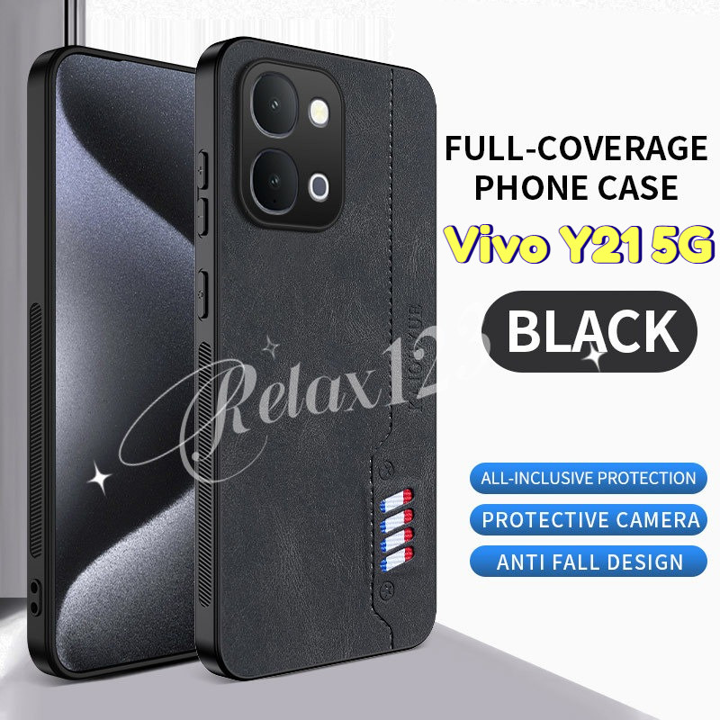 สําหรับVivo Y21 5GคุณภาพสูงMinimalist VintageหนังสําหรับVivo Y21 Y21d VIVO Y21 Y21D VivoY21 Vivo Y 2
