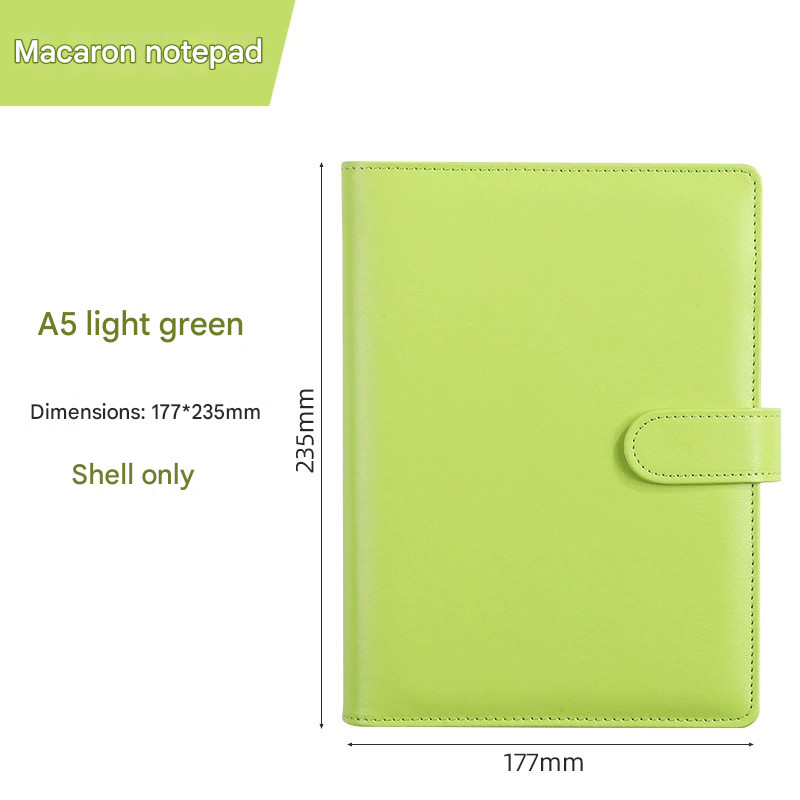 **A5 A6 马卡龙色 สมุดโน้ต PU alive สําหรับวางแผนและบันทึก**