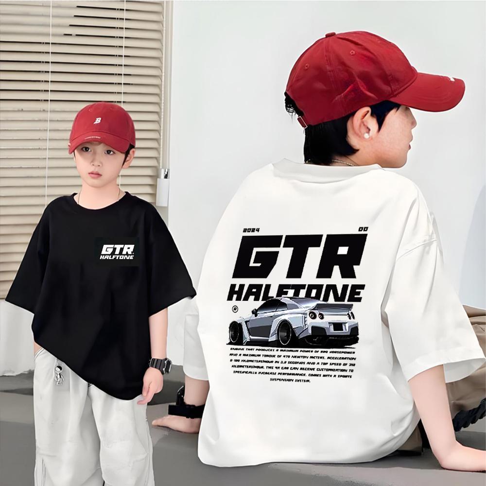 (ผ้าฝ้าย 100%)2026 เสื้อยืดเด็ก cotton100% เนื้อผ้านุ่มระบายอากาศดี ใส่สบาย ระบายอากาศดี สำหรับเด็ก6-13ปี ส่งเร็ว K655
