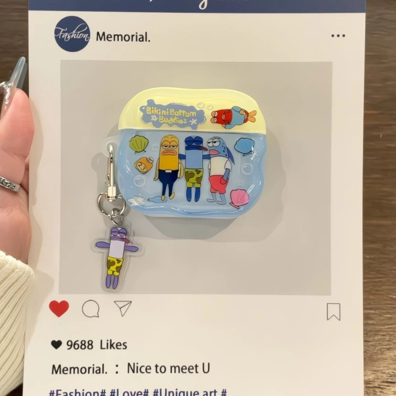 Partner Clownfish เคสหูฟัง AirPods Pro3 หูฟังไร้สายบลูทูธฝาครอบป้องกัน 1/2/3/4
