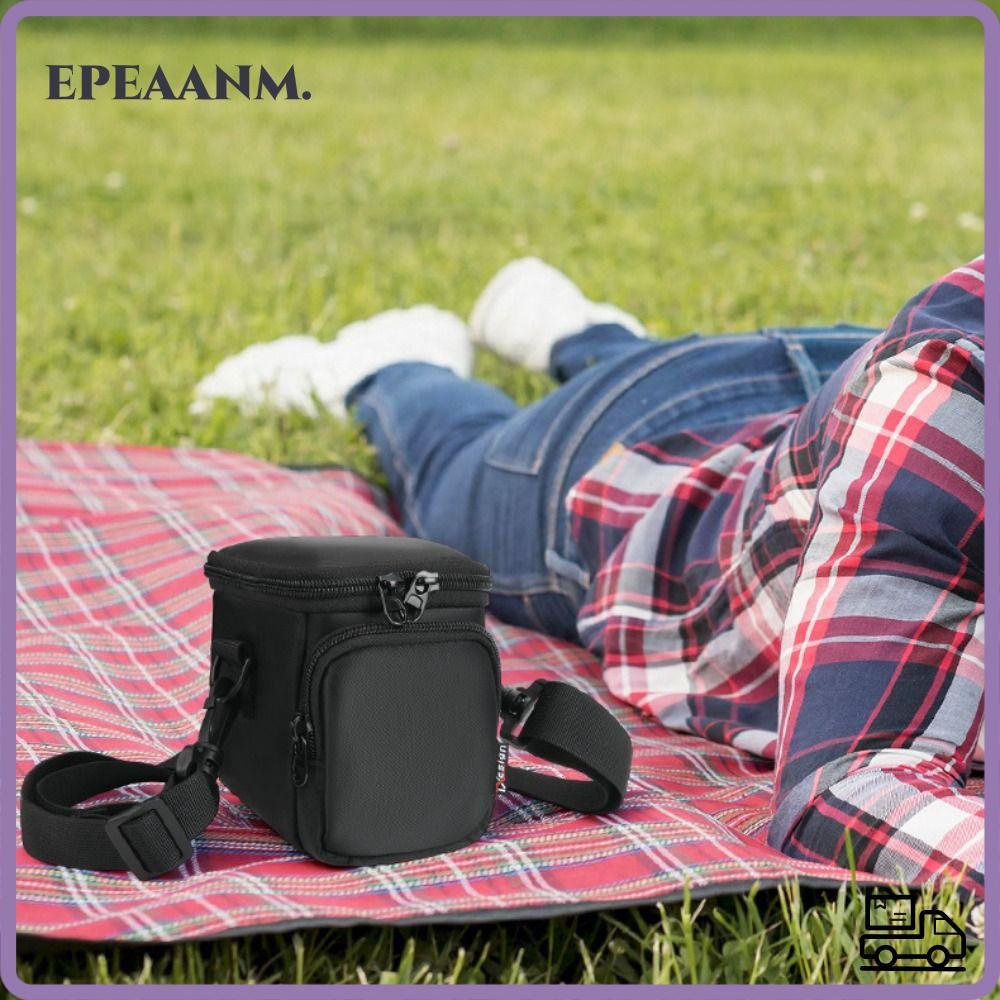 EPEAA ที่เก็บกล้อง, กระเป๋าเดินทางกันกระแทกแบบ Dual-pocket, พร้อมสายสะพาย Anti-scratch Anti-fall กระ
