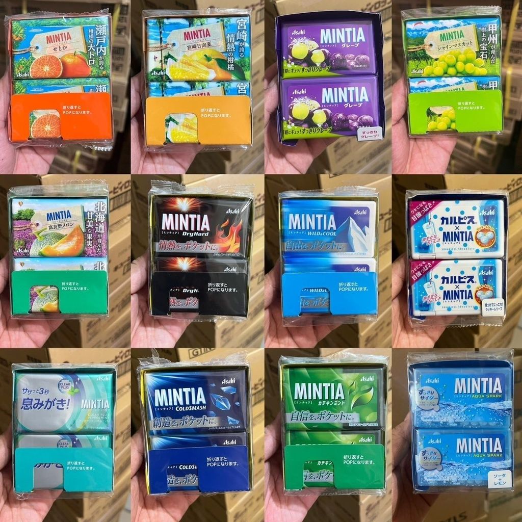 ลูกอมมิ้นต์ญี่ปุ่น Asahi Asahi Mintia Moisturizing Cool Breath Travel พกพาขนมคอนําเข้าขนม20260313