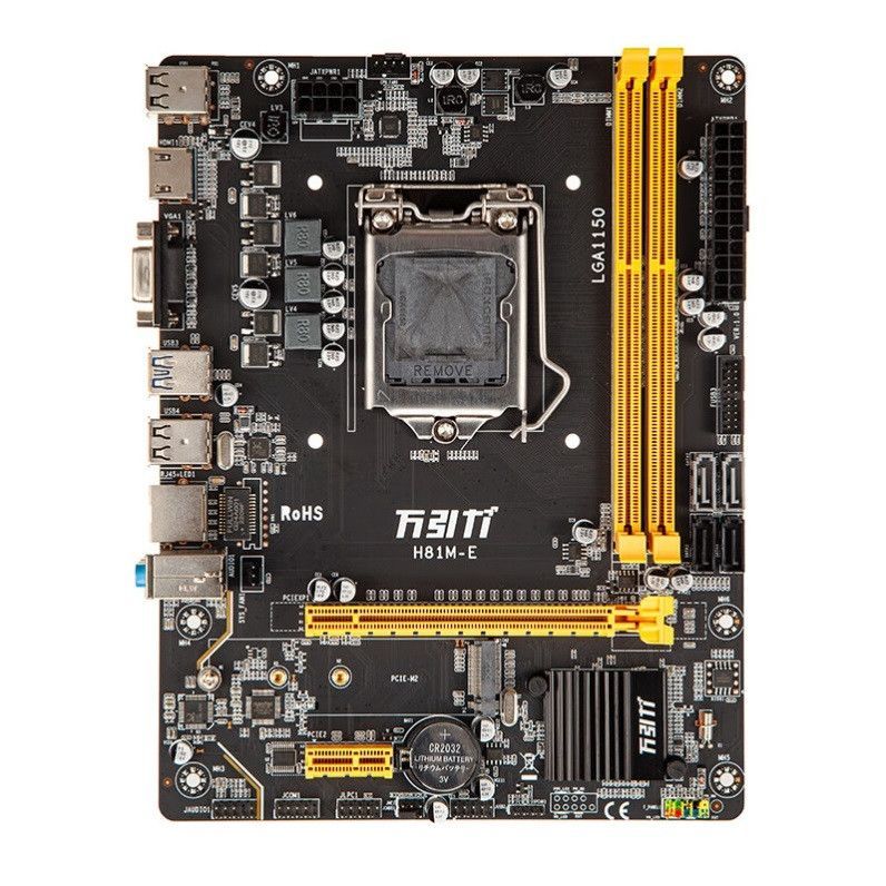 Gravity H81M-E/M.2 Compact Type M-ATX Office Princess Board DDR3 Intel 4th Generation i3/I5 Dual Cha