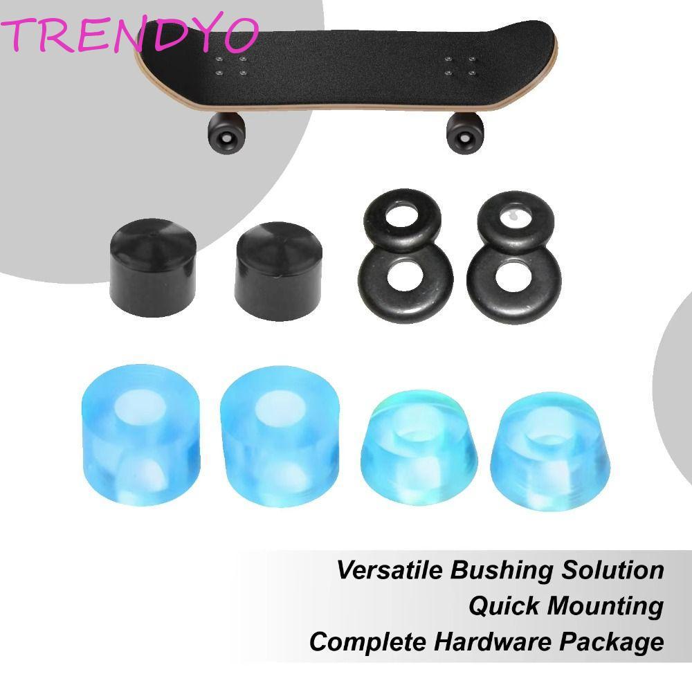TRENDYO สเก็ตบอร์ด Bushings วัสดุPU ขนาด5นิ้ว สำหรับPivot Cup.Double Rocker ใช้ในกีฬากลางแจ้ง