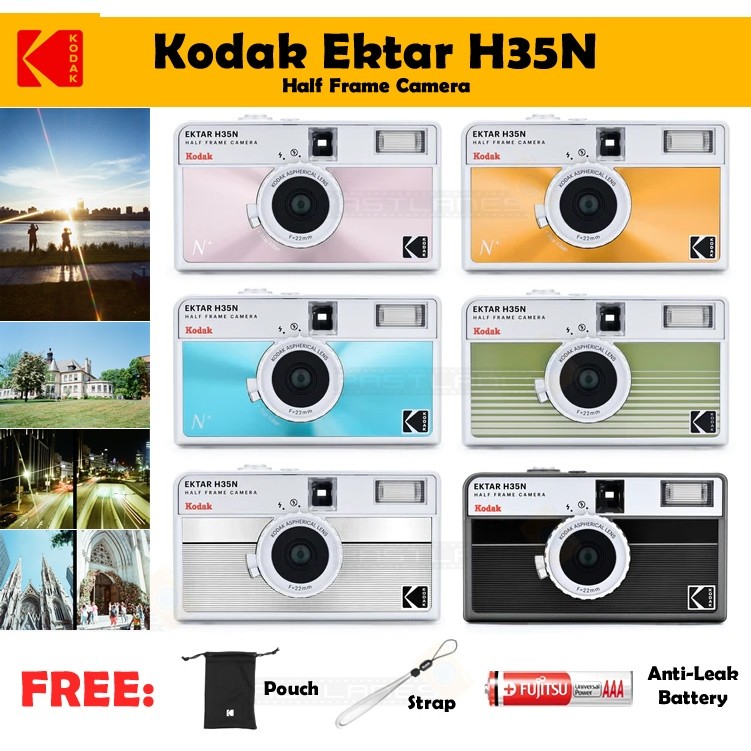 Kodak Ektar H35N กล้องครึ่งเฟรมใช้ฟิล์ม 35 มม. + ฟรีแบตเตอรี่