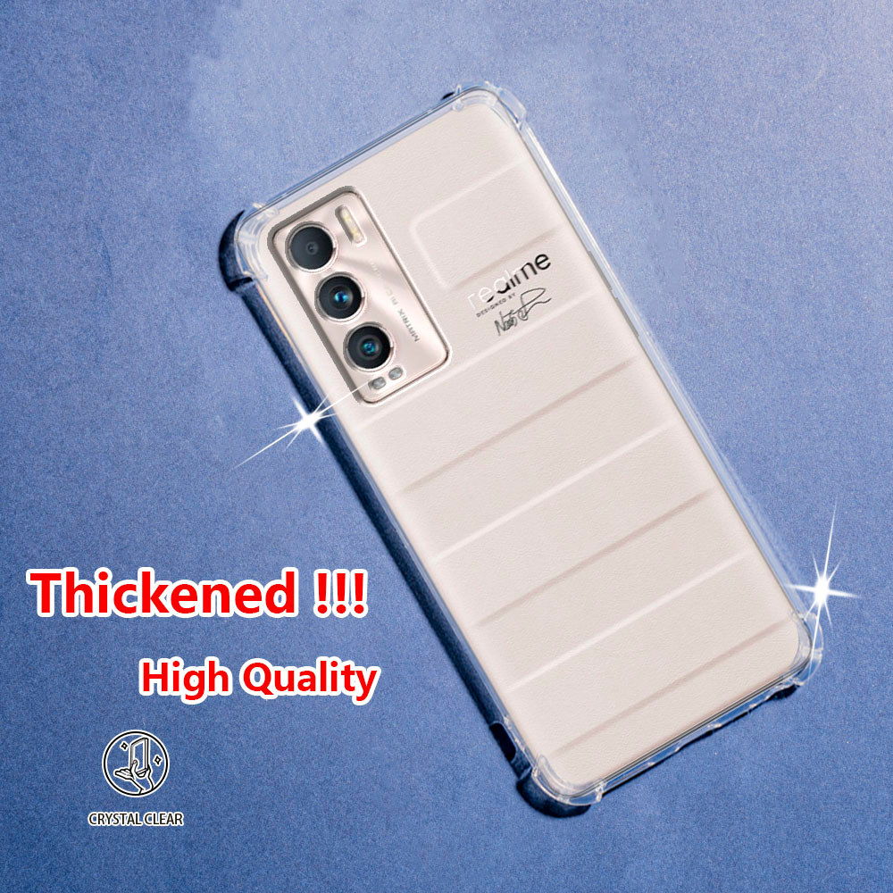 สําหรับRealme GT Explorer Master EditionคริสตัลClear JellyกรณีAir-Guardมุมออกแบบนุ่มTPUยืดหยุ่นซิลิโคนป้องกันยางโปร่งใสเคสโทรศัพท์
