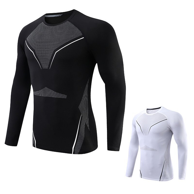 AD  เสื้อบีบอัดแขนยาว เสื้อผ้าออกกำลังกาย Coolmax  เสื้อออกกำลังกาย  กระชับกล้ามเนื้อ [กทม. พร้อมส่ง]