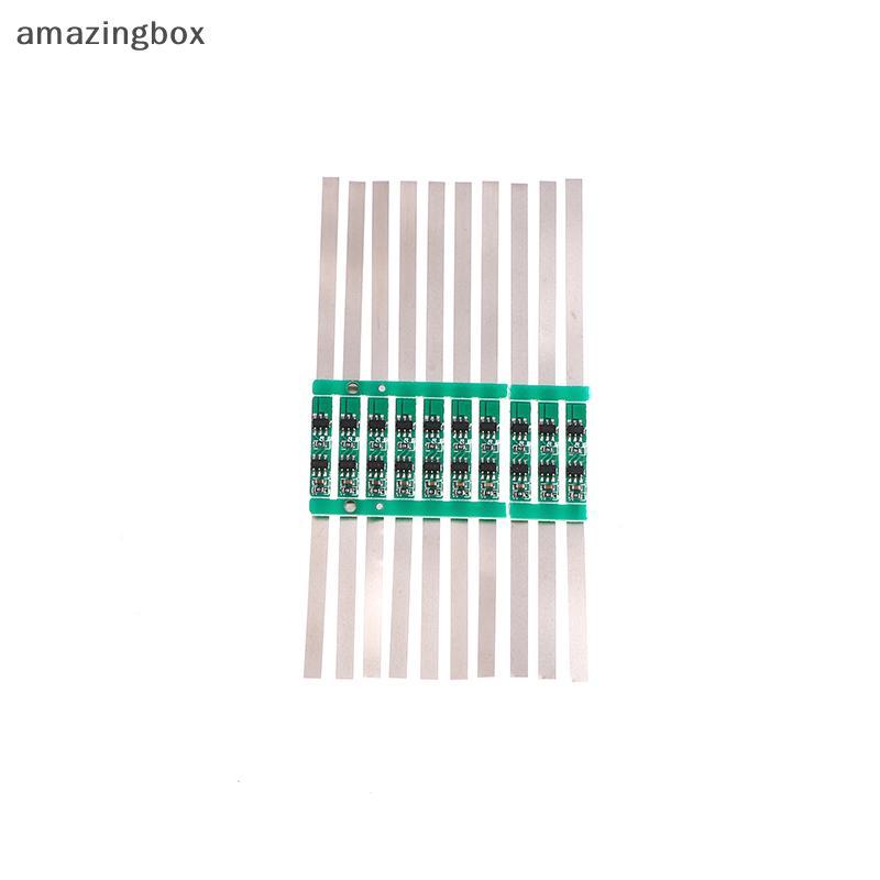 ABTH 10 ชิ้น 2A BMS PCM แบตเตอรี่ป้องกันสําหรับ 3.7V 18650 Li-ion พร้อม Solder Over Current ฟังก์ชั่