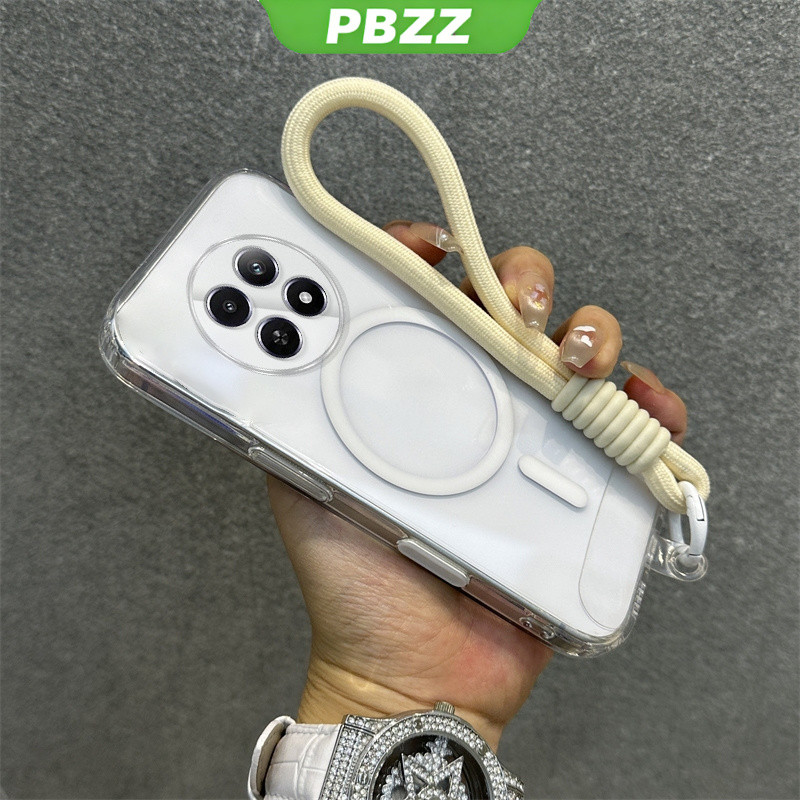PBZZ เคสสําหรับ realme 11 13 14 12 5G realme 13 14 12 plus 5g 12 pro plus + เคสโทรศัพท์ Softcase ซิลิโคนกันกระแทก ดีไซน์ใหม่แม่เหล็กใสพร้อมเชือกคล้องสําหรับสาว TKDTGSBS01 ราคา ถูกที่สุด ดีลบีเคเค แกลเลอรีภาพที่ 7