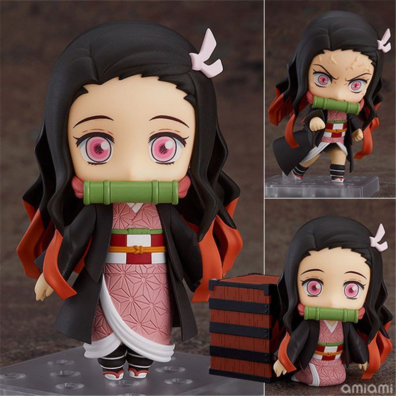【Fast shipping】Nendoroid Demon Slayer Q Version Action Figure Articulado Figure Tanjirou Nezuko Zeni