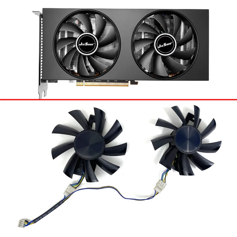 พัดลมระบายความร้อน 85 มม.4pin GA92B2U AMD RX5700XT GPU พัดลมสําหรับ JIESHUO RX5700XT 8G พัดลมการ์ด