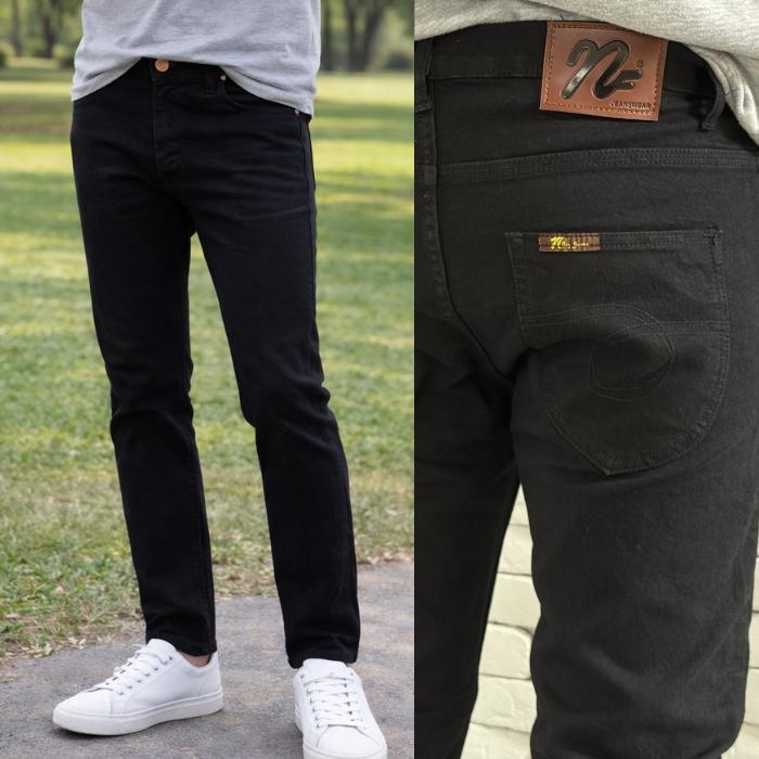 กางเกงยีนส์ผู้ชาย ทรงกระบอกเล็กผ้ายืด MF - 3สี (28-36)  Men Jeans (601/3) 1.2
