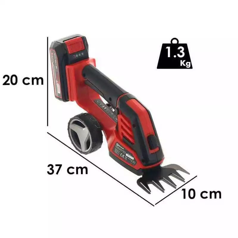 เครื่องเล็มพุ่มเล็มหญ้าแบตเตอรี่ EINHELL GE-CG 18/100 Li T-Solo thumbnail 4
