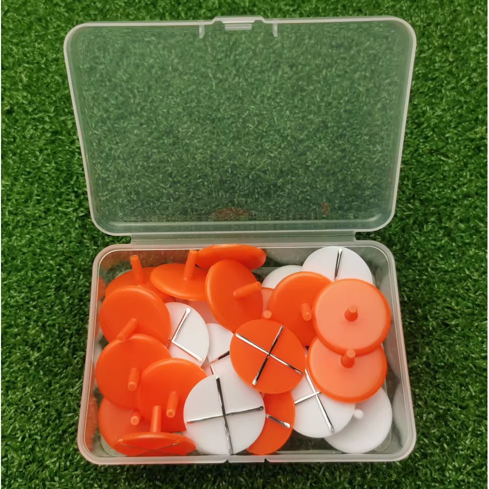 Golf Mark Cross Position Mark 24mm คละสี 30 ชิ้น/กล่อง Mark ใช้ Mark Golf Position