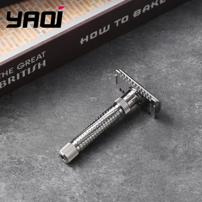 Yaqi Ultima เปิดหวีสแตนเลสปรับ Mens Safety Razor