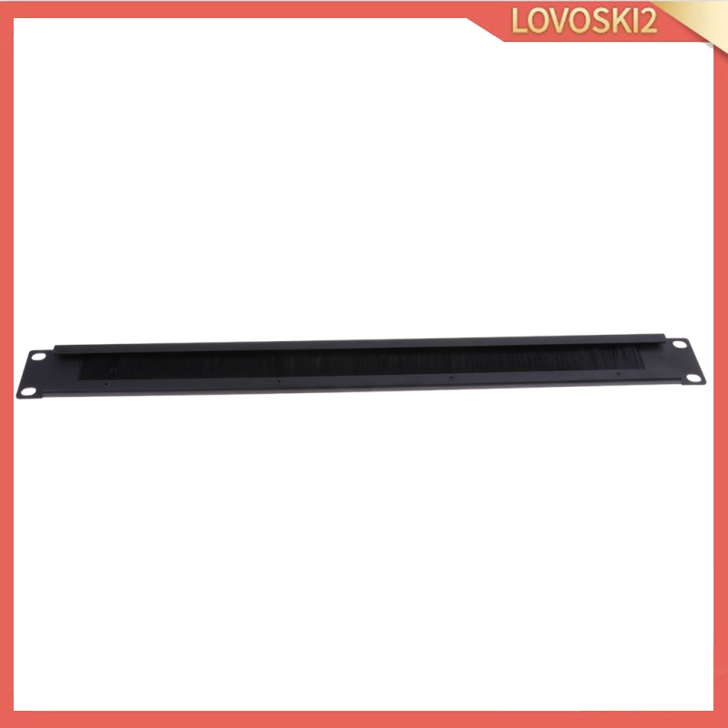 [Lovoski2] 1U 19" Rack Mount Network Brush Tidy Panel