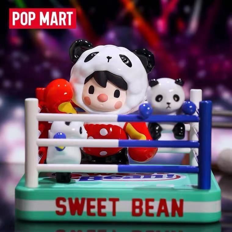 Popmart Popmart SweetBean SweetBean Panda Wrestling Lift Figure New Limited Edition