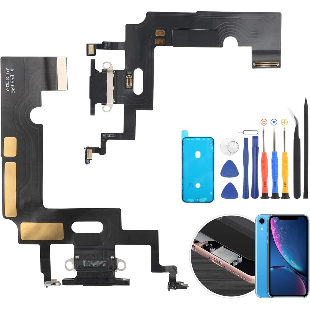 Dock Connector สําหรับ iPhone XR ชาร์จพอร์ต Flex Cable สําหรับ iPhone XR 1984, A2105, A2106, A2108 U