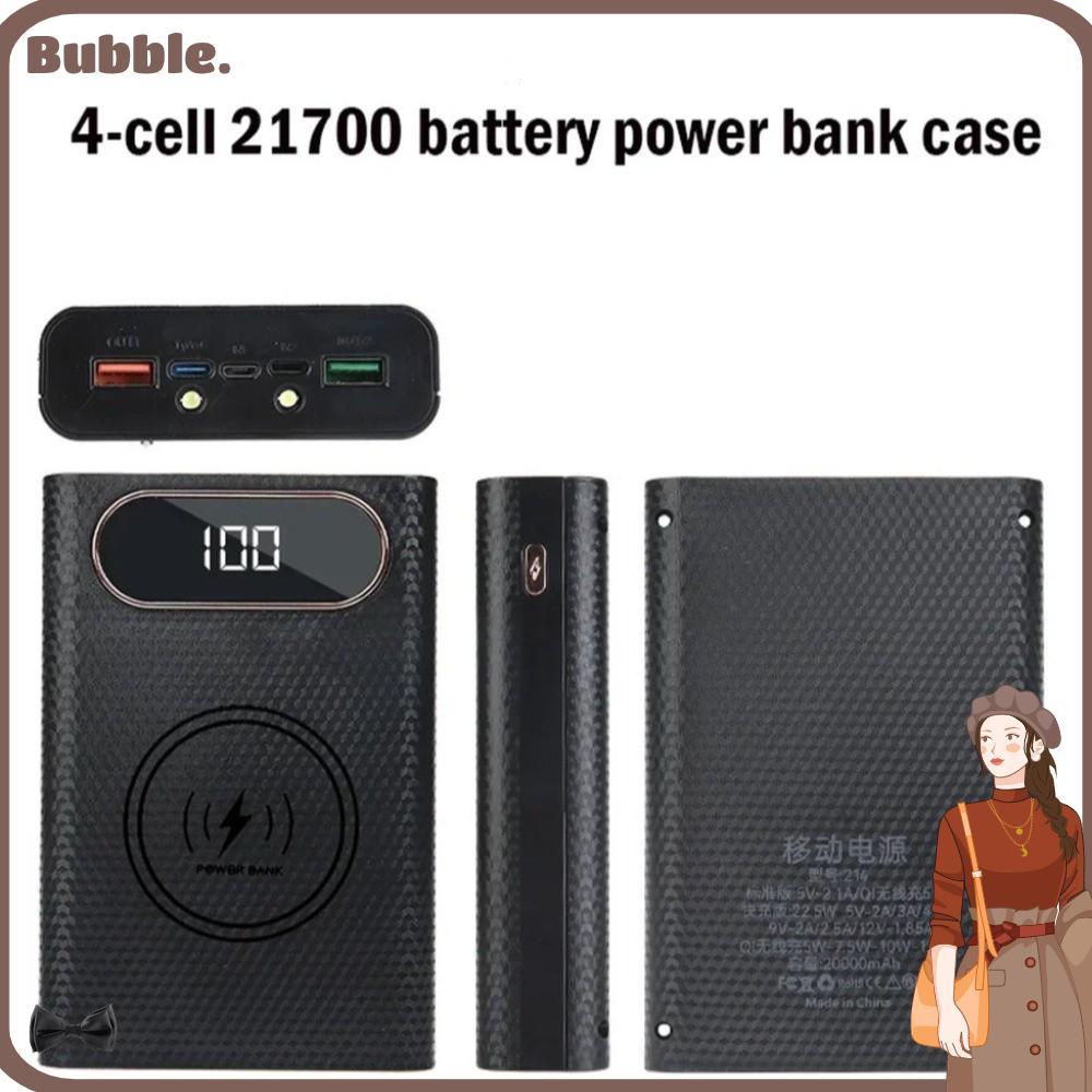 BUBBLE Battery Power Bank, Solderless Design Plastic Power Bank ,ทนทาน 22.5W Fast Charging Portable 