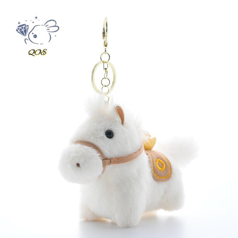 [QOE] 2026 ปีมาสคอตม้าพวงกุญแจจี้เดสก์ท็อปเครื่องประดับม้าขนาดเล็ก VN