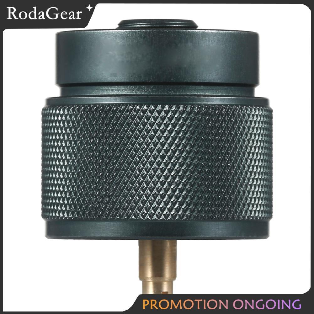 RodaGear อะแดปเตอร์เตาแคมปิ้ง 1LB โพรเพนถังเล็กอินพุต EN417 เอาต์พุตวาล์วลินดัล