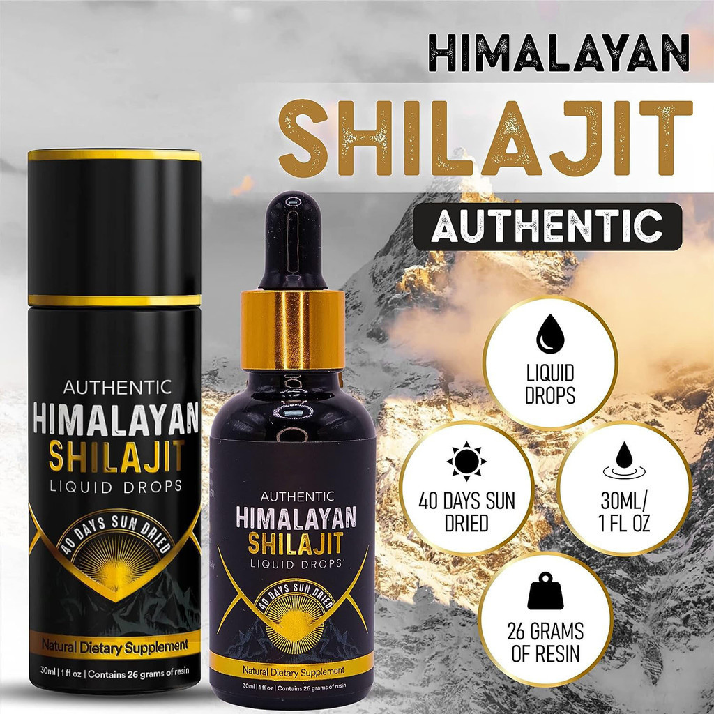 Cross-Border Hot Products Shilajit Drops Shilajit Drops ผ้าฝ้ายผ้าฝ้ายคอเต่า Llct Custom ODM