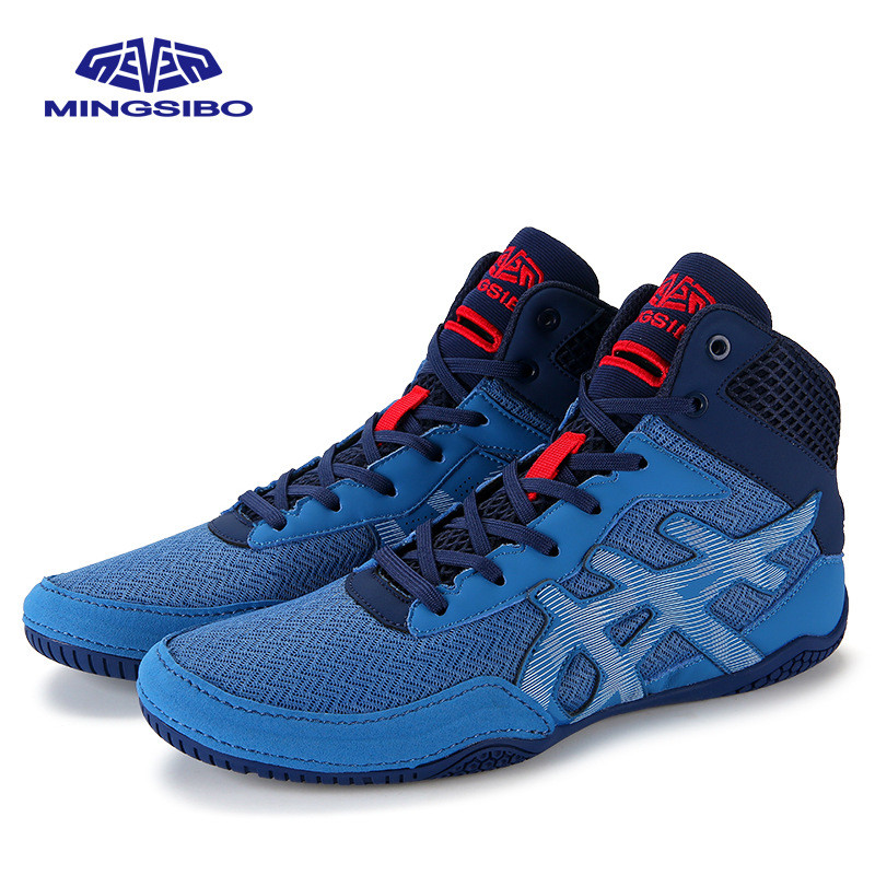 คู่มวยปล้ํา.Squat.Box Boxing Shoes.Gym มัลติฟังก์ชั่นกีฬารองเท้า Breathable Professional