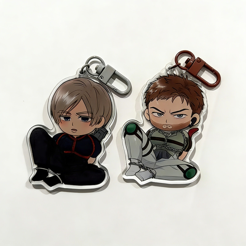 Zombie Hunter Policeman มังงะอะนิเมะพวงกุญแจอะคริลิค